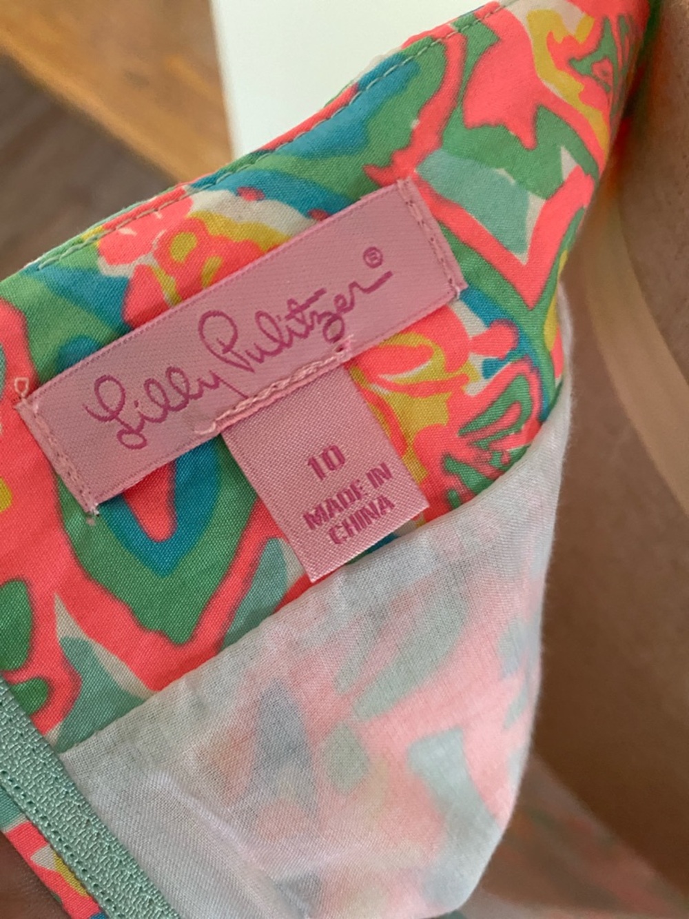 Lilly Pulitzer Corrie Skirt Make a Splash Starfish Shells Lace Paisley sz 10 - Picture 4 of 8